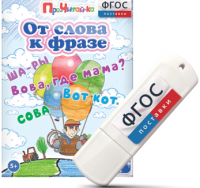 Игры для чтения слов и словосочетаний "От слова к фразе" на USB - носителе - fgospostavki.ru - Обнинск