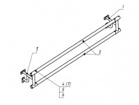 Станок хореографический пристенный (1,5 метра, двухрядный) - fgospostavki.ru - Обнинск