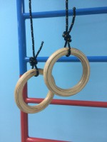 Кольца навесные для детского спортивного комплекса (диаметр 16 сантиметров, фанера) - fgospostavki.ru - Обнинск