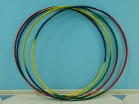 Обруч гимнастический стальной "Радуга" (900 миллиметров, 850 грамм) - fgospostavki.ru - Обнинск