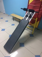 Доска для пресса навесная на шведскую стенку с двумя валиками (длина 1,5 метра) - fgospostavki.ru - Обнинск