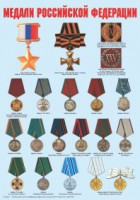 Комплект плакатов "Ордена и медали Российской Федерации" - fgospostavki.ru - Обнинск
