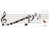 Настольное мягкое магнитно-маркерное поле с нотным станом - fgospostavki.ru - Обнинск