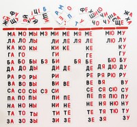 Набор магнитных карточек "Слоговый домик" - fgospostavki.ru - Обнинск