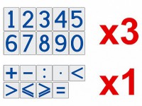 Комплект магнитов (демонстрационных) для школьной доски "Цифры и знаки" - fgospostavki.ru - Обнинск