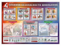 Стенд-уголок "Правила безопасности школьника" - fgospostavki.ru - Обнинск