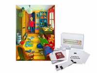 Магнитно-маркерный ситуационный плакат "Детская комната" с набором магнитных карточек + методические рекомендации (иностранный язык) - fgospostavki.ru - Обнинск