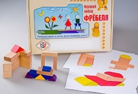 Игровой набор Фребеля "Конструктор деревянный без соединений-2" (Серия "Эксперимент") - fgospostavki.ru - Обнинск
