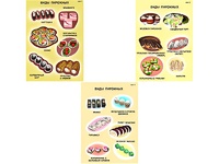 Плакаты ПРОФТЕХ "Виды пирожного" (3 пл, винил, 70х100) - fgospostavki.ru - Обнинск