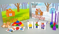 Игровой набор Фребеля "Заюшкина избушка" (серия "Сказочный мир". Выпуск 1) - fgospostavki.ru - Обнинск