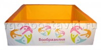 Сухой бассейн "Вообразилия" квадратный с шелкографией - fgospostavki.ru - Обнинск