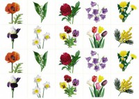 Комплект карточек "Запоминай, играй, считай" - Цветы - fgospostavki.ru - Обнинск