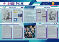 Стенд-уголок "Юный физик" - fgospostavki.ru - Обнинск