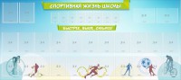 Стенд "Спортивная жизнь школы" - fgospostavki.ru - Обнинск