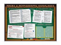 Стенд-уголок "Права и обязанности школьника" - fgospostavki.ru - Обнинск