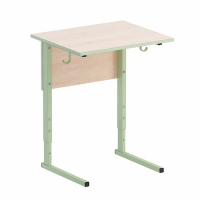 Стол ученический регулируемый (одноместный) на прямоугольной трубе - fgospostavki.ru - Обнинск