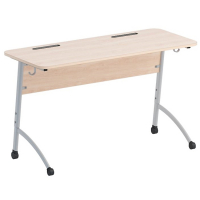 Стол двухместный ученический регулируемый на плоскоовальной трубе - fgospostavki.ru - Обнинск