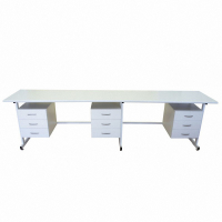 Стол 3-х тумбовый для лабораторных работ 2500*900*850 ЛДСП - fgospostavki.ru - Обнинск