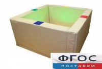 Сухой бассейн интерактивный с кнопками-переключателями (217х217х66 сантиметров) - fgospostavki.ru - Обнинск