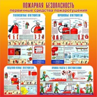 Стенд "Пожарная безопасность" Вариант 2 - fgospostavki.ru - Обнинск