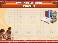 Стенд "Воспитательная работа" - fgospostavki.ru - Обнинск