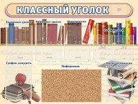 Стенд "Классный уголок" (с пробковым покрытием) - fgospostavki.ru - Обнинск
