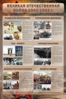 Стенд "Великая Отечественная война" (события) - fgospostavki.ru - Обнинск