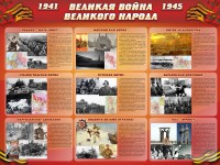 Стенд "Великая война Великого народа" Вариант 1 (9 блоков) - fgospostavki.ru - Обнинск