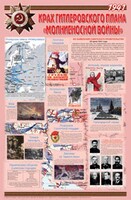Плакат "Великая Отечественная война: Крах гитлеровского плана «молниеносной войны» " - fgospostavki.ru - Обнинск
