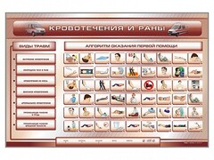 Трехсекционный базовый комплект "Травмы. Кровотечения. Ожоги" для учащихся общеобразовательных учреждений - fgospostavki.ru - Обнинск