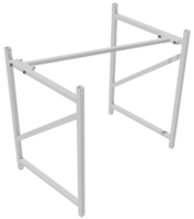 Ферма баскетбольная для щита из оргстекла (1,2х0,9 метра), вынос 0,5 метра - fgospostavki.ru - Обнинск