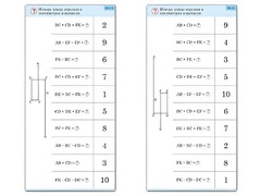 Комплект карточек (10) "Обучающий калейдоскоп. Сложение и вычитание в пределах 10" - fgospostavki.ru - Обнинск