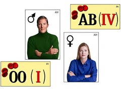 Модель-аппликация "Генетика групп крови" (ламинированная) - fgospostavki.ru - Обнинск