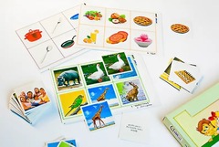 Лото "Иностранный язык" (3 игры, 6 планшетов, 36 карточек, цветные, ламинированные) - fgospostavki.ru - Обнинск