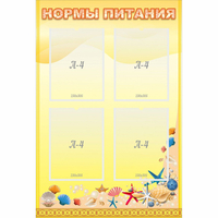 Стенд "Нормы питания" - fgospostavki.ru - Обнинск