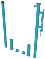 Стойки для большого тенниса с механизмом натяжения со стаканами - fgospostavki.ru - Обнинск