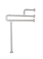 Поручень напольно-настенный с антибактериальным покрытием (белый) - fgospostavki.ru - Обнинск