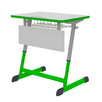 Парта NOMAD одноместная регулируемая по высоте с антивандальной кромкой - fgospostavki.ru - Обнинск