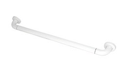 Поручень прямой с антибактериальным покрытием (белый) - fgospostavki.ru - Обнинск