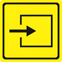 Тактильный знак (вход в помещение) 100х100 - fgospostavki.ru - Обнинск