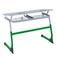 Парта SMARTY двухместная регулируемая по высоте (наклонная столешница) - fgospostavki.ru - Обнинск