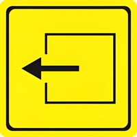 Тактильный знак (выход из помещения) 100х100 - fgospostavki.ru - Обнинск