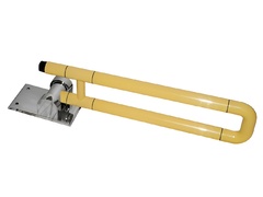 Поручень откидной с антибактериальным покрытием (желтый) - fgospostavki.ru - Обнинск