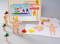 Игровой набор Фребеля "Конструктор деревянный без соединений-3" (Серия "Эксперимент") - fgospostavki.ru - Обнинск