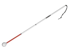 Трость складная ориентационная на крючке 120 сантиметров - fgospostavki.ru - Обнинск