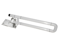 Поручень откидной с антибактериальным покрытием (белый) - fgospostavki.ru - Обнинск