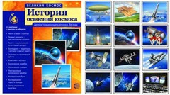 Демонстрационные картинки "История освоения космоса" - fgospostavki.ru - Обнинск