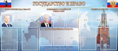 Стенд "Государство и право" - fgospostavki.ru - Обнинск