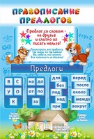 Стенд "Правописание предлогов" - fgospostavki.ru - Обнинск