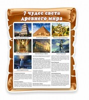 Стенд "Семь чудес света" - fgospostavki.ru - Обнинск